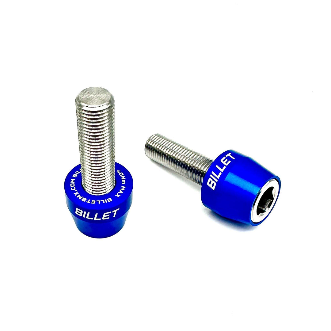 BILLET BMX VOLCANO BOLT for Female Hubs TITANIUM 3/8"-16 (2-Pack) Bicycle Axle Nut