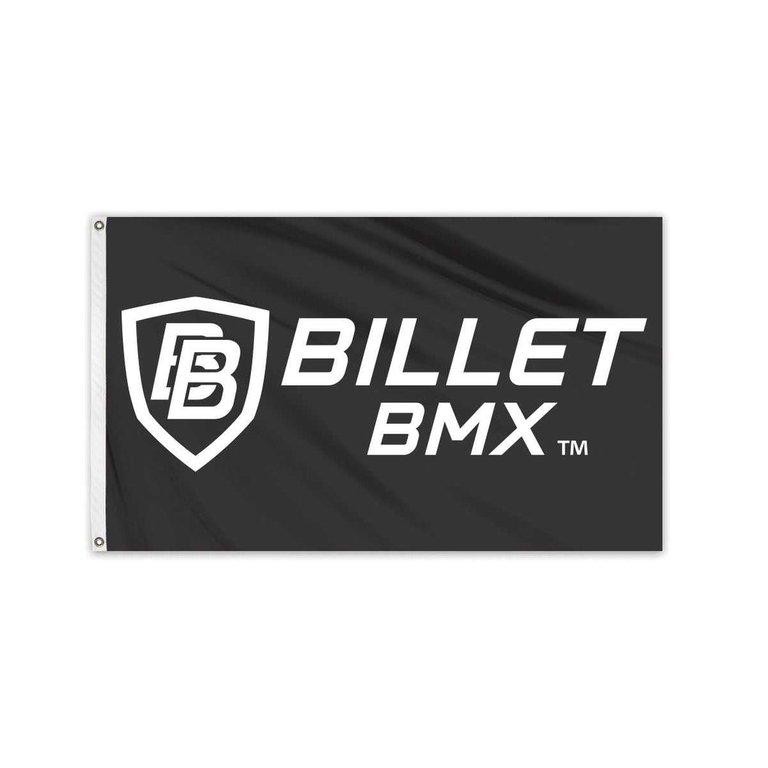 BILLET BMX LOGO FLAG BIL-FLAG-SHIELD-BLK