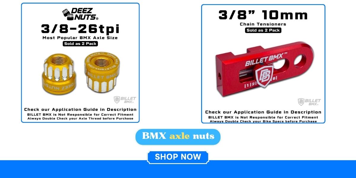 BMX axle nuts