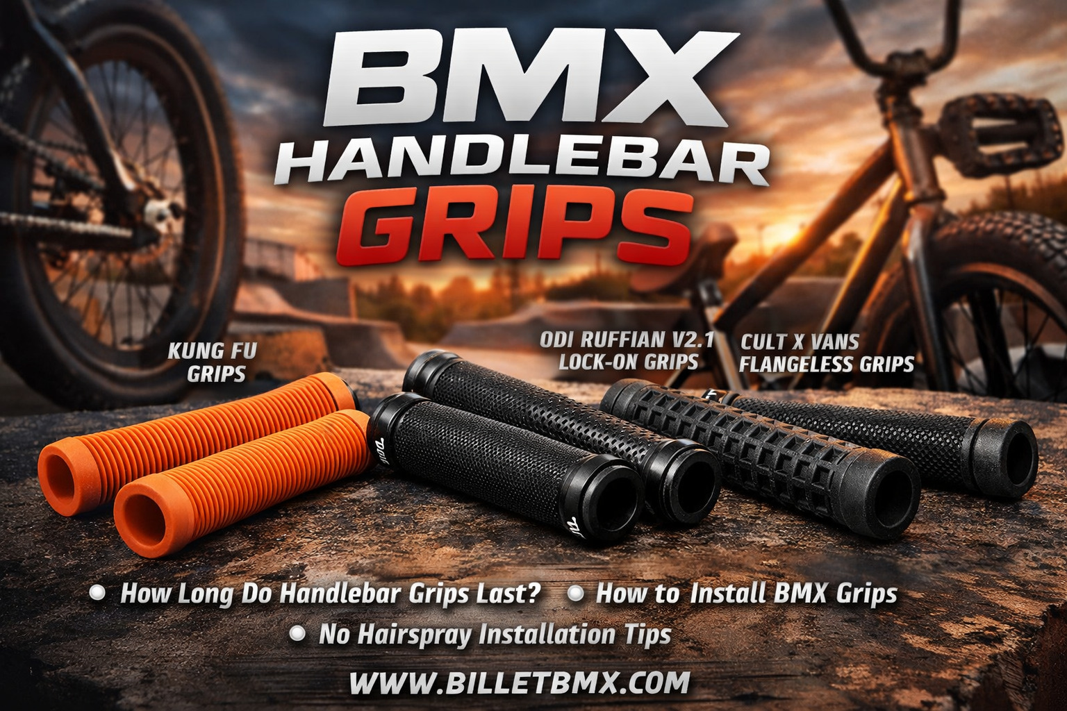 BMX handlebar grips