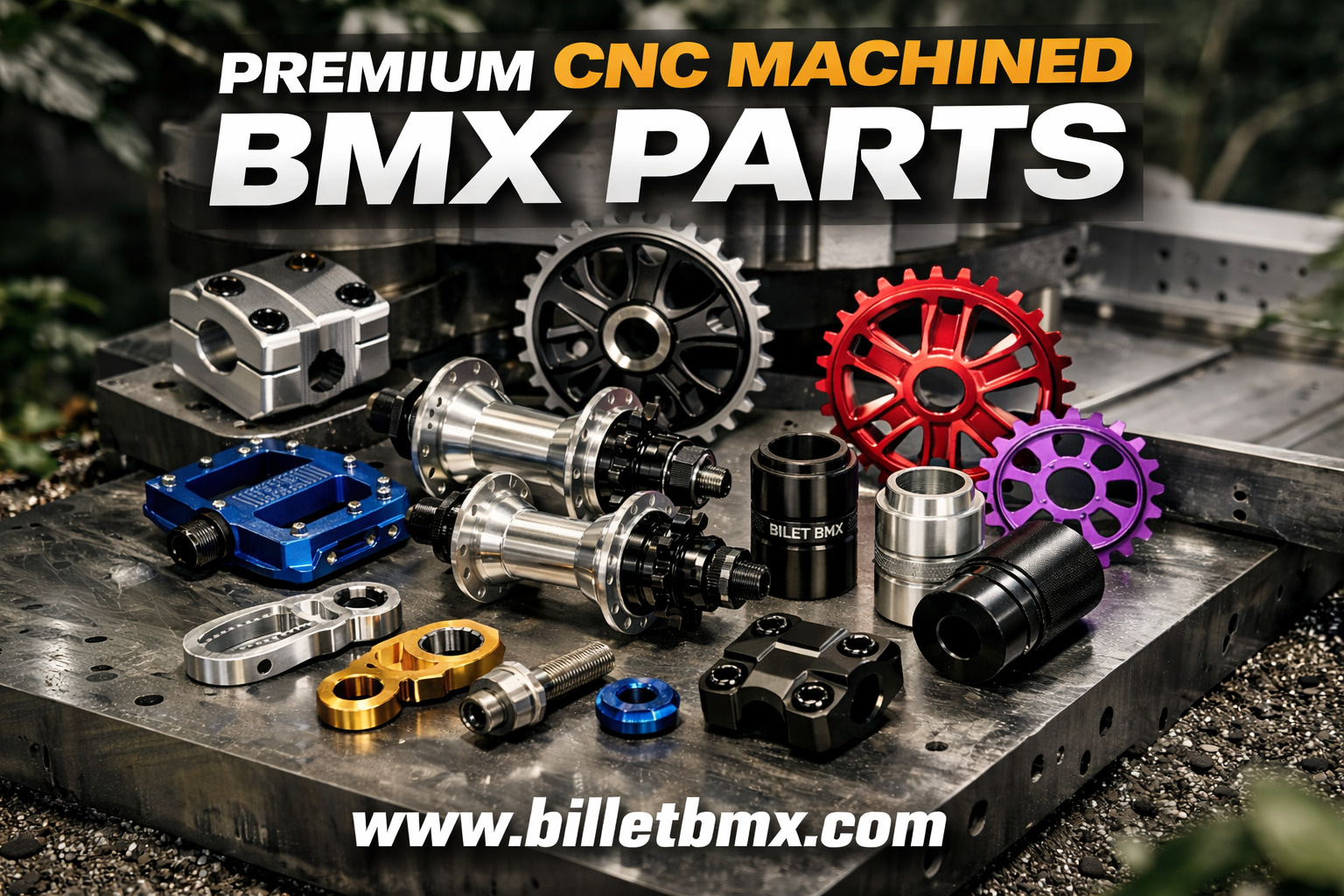 CNC Machined BMX Parts