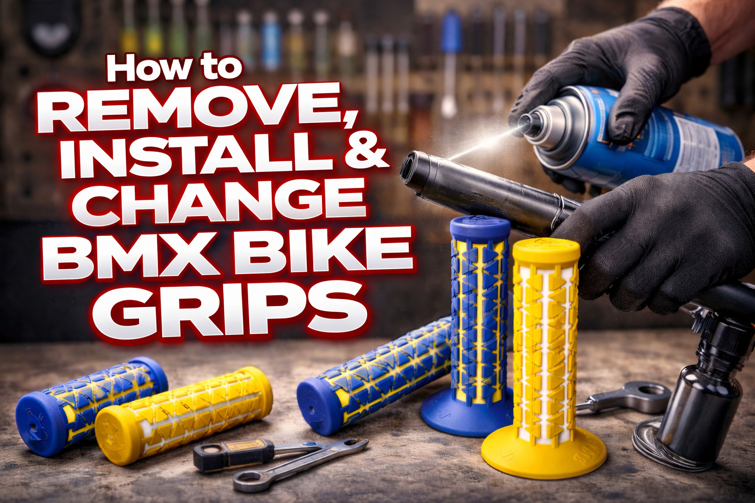 Install & Change BMX Bike Grips