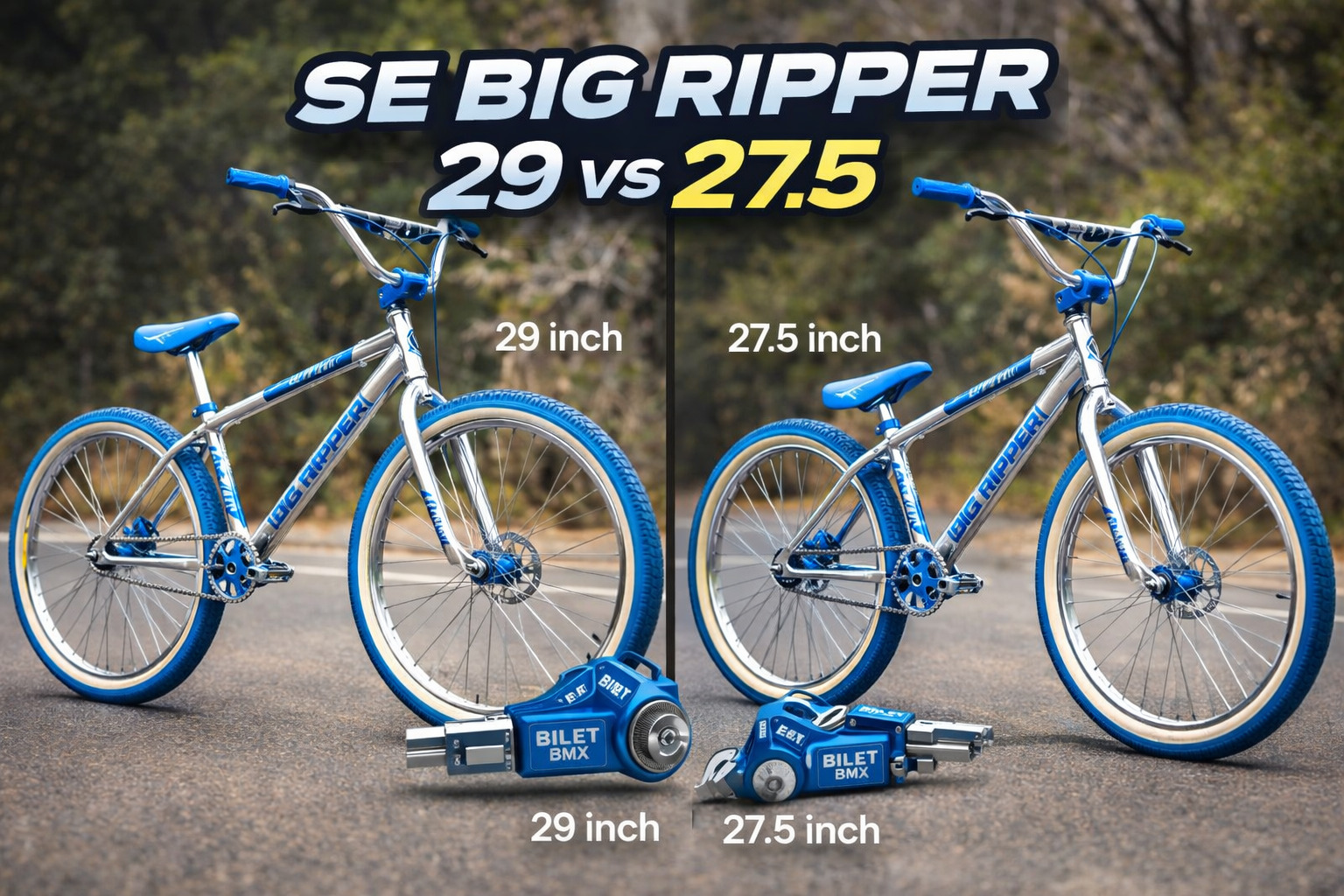 SE Big Ripper 29 vs 27.5