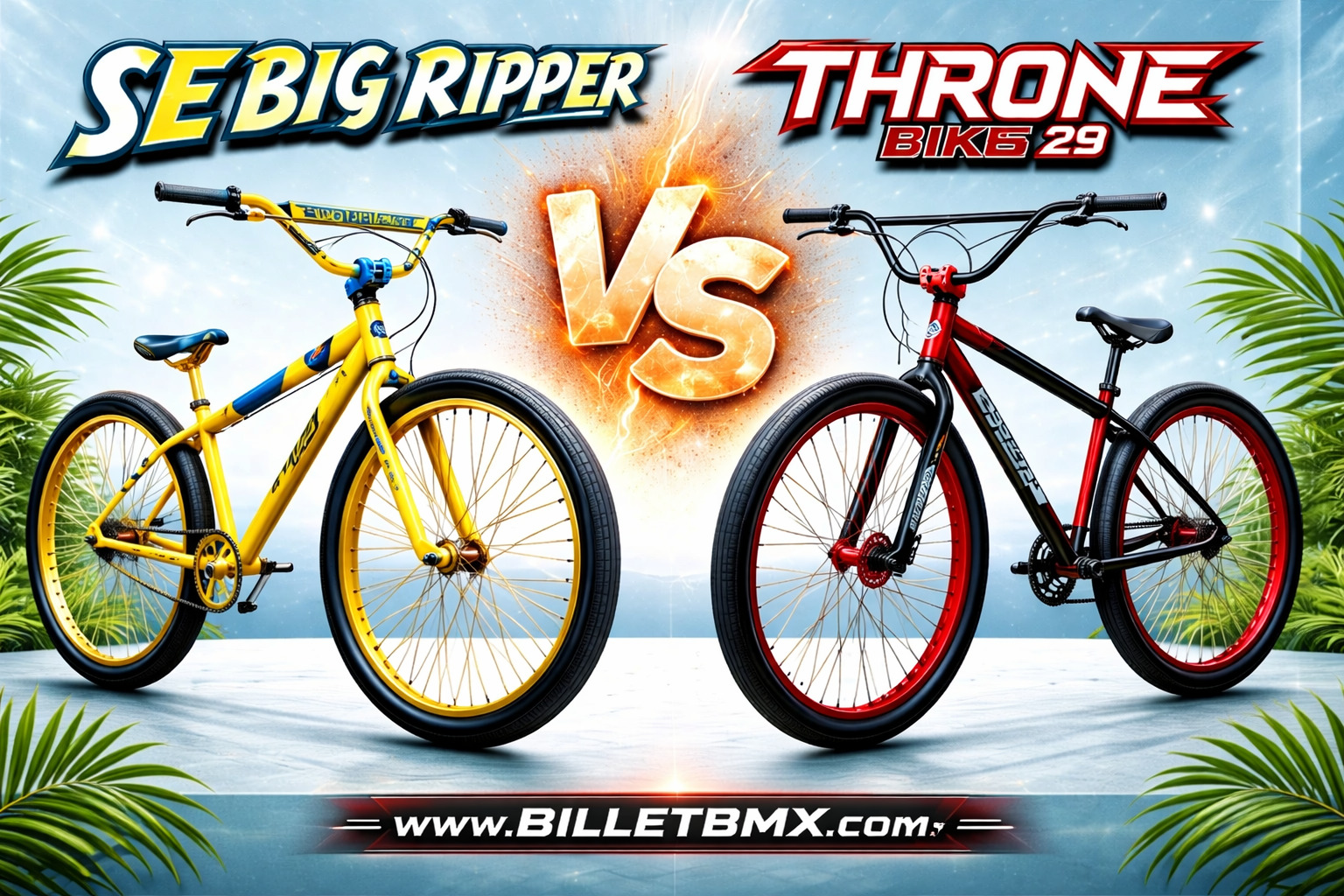 SE Big Ripper vs Throne Bikes 29