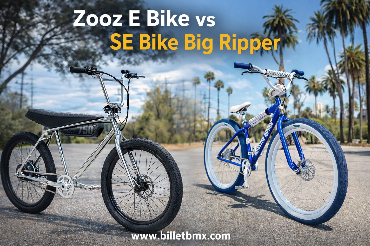 Zooz E Bike vs SE Bike Big Ripper