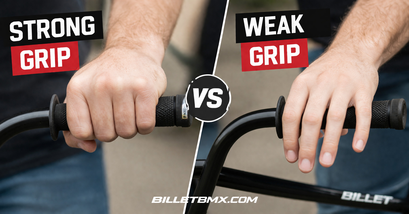 strong grip vs weak grip