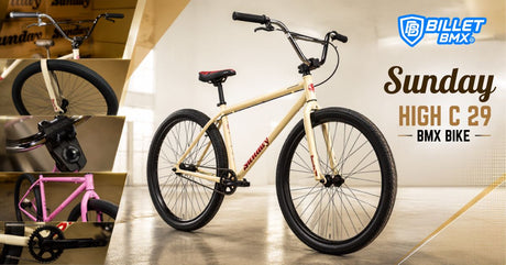 Sunday High C 29 BMX Bike Built for Cruising, Wheelies and Curb Jumps