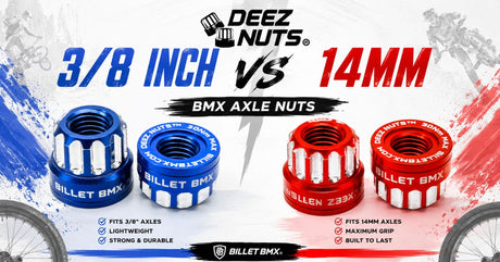 3/8 vs 14mm BMX Axle Nuts