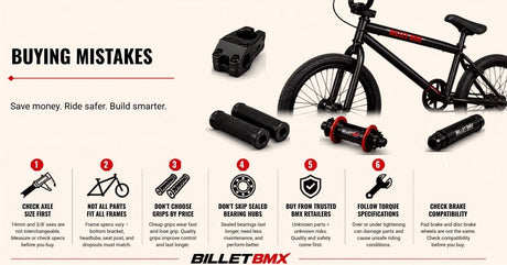 BMX Parts Buying Mistakes: 7 Things First-Time Buyers Get Wrong