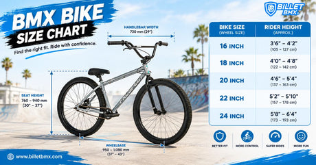 BMX Bike Size Chart