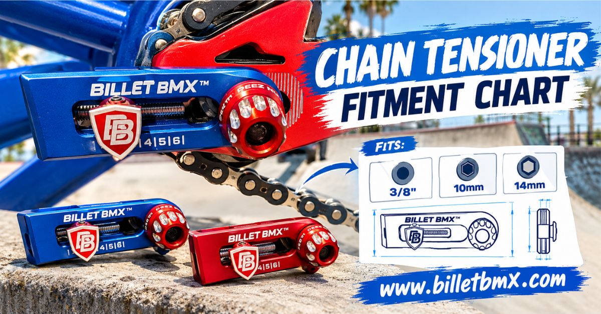 Chain Tensioner Fitment Chart: Which Tensioner Fits 10mm, 14mm and 3/8" Axles