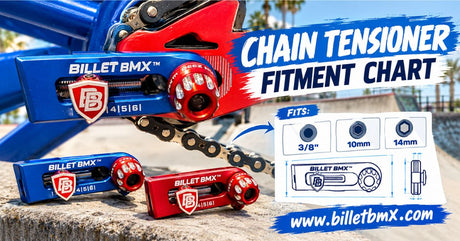 Chain Tensioner Fitment Chart: Which Tensioner Fits 10mm, 14mm and 3/8" Axles