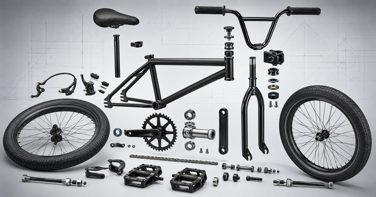 BMX Parts Diagram and Guide to Every Component on Your Bike