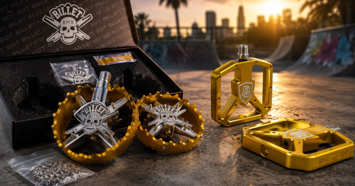BMX Pedals 101 1/2 Inch vs 9/16 Inch Material and Grip Comparison