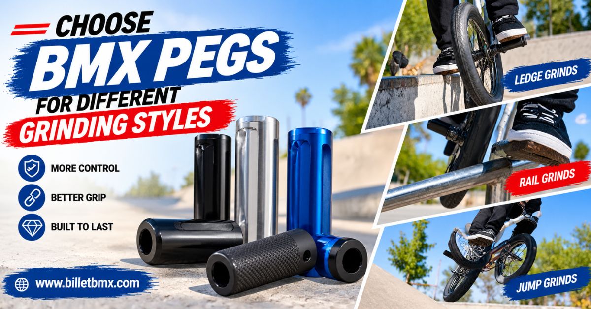 Choose BMX Pegs for Different Grinding Styles