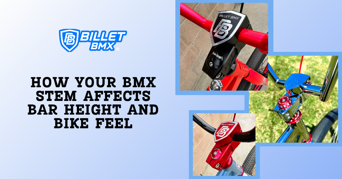 How Your BMX Stem Affects Bar Height and Bike Feel