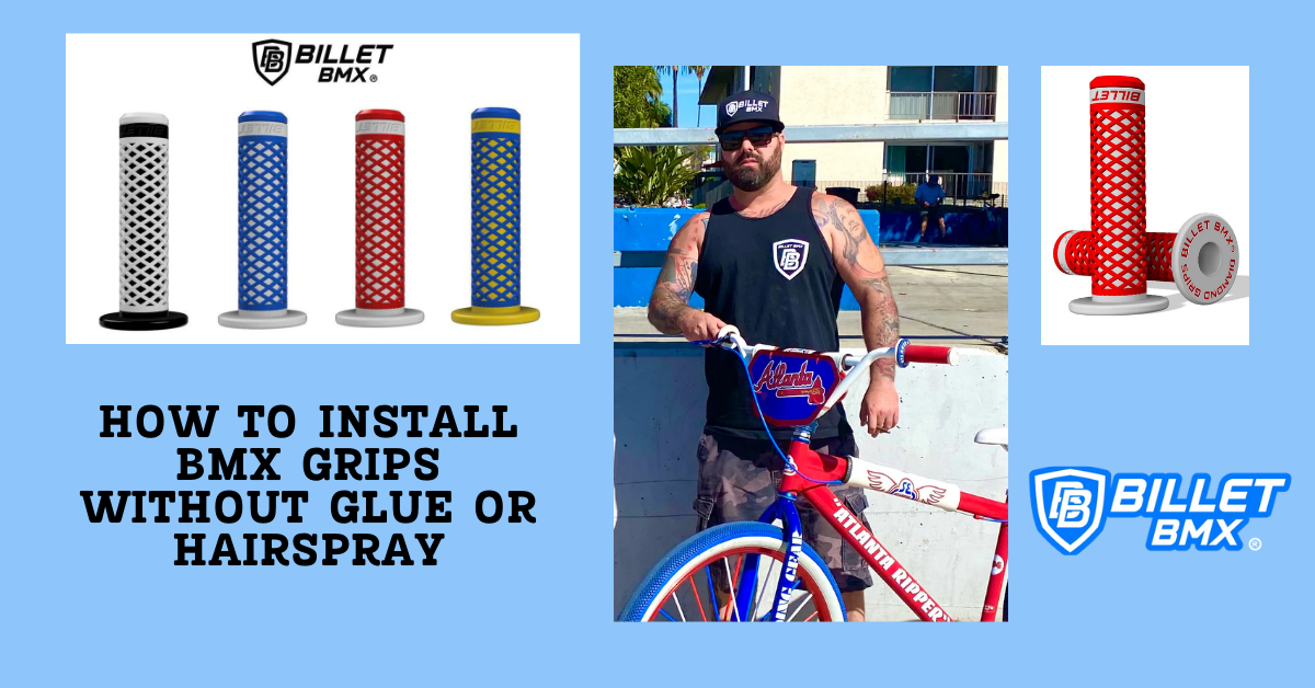 No Glue Needed: Install BMX Grips Cleanly & Quickly – BILLETBMX.COM