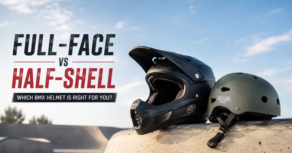 Full-Face vs Half-Shell BMX Helmets: Which Do You Need