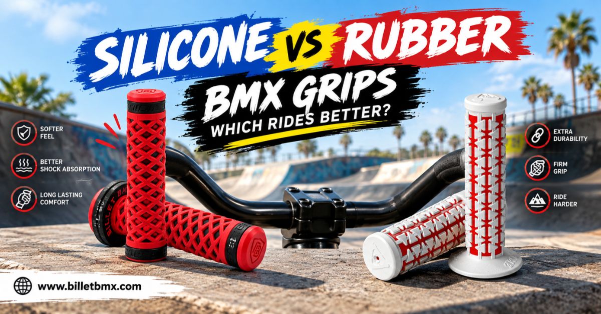 Silicone vs Rubber BMX Grips Which Rides Better