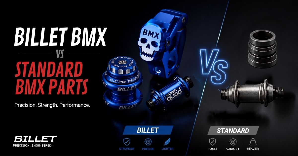 Billet BMX vs Standard BMX Parts: What's the Real Difference?