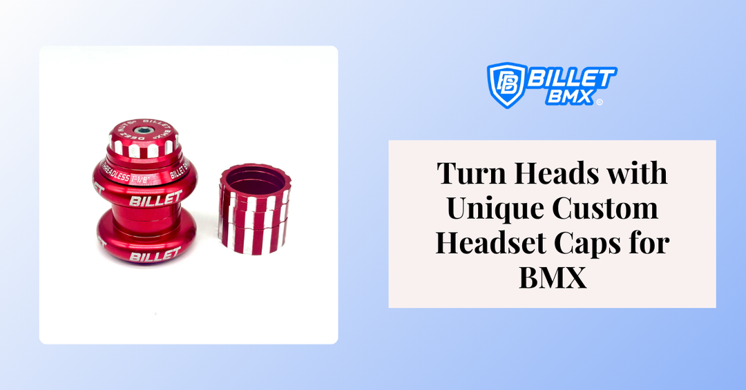 Turn Heads with Unique Custom Headset Caps for BMX