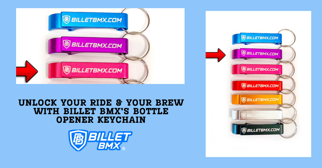 Unlock Your Ride & Your Brew with BILLET BMX’s Bottle Opener Keychain