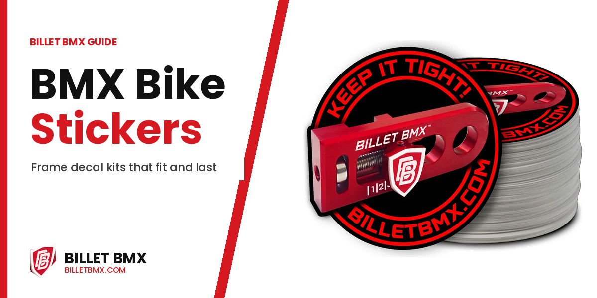 BMX Bike Stickers That Match Your Frame and Survive Real Riding