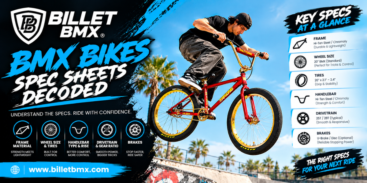 BMX Bikes Spec Sheets Decoded: What Every Line Really Means