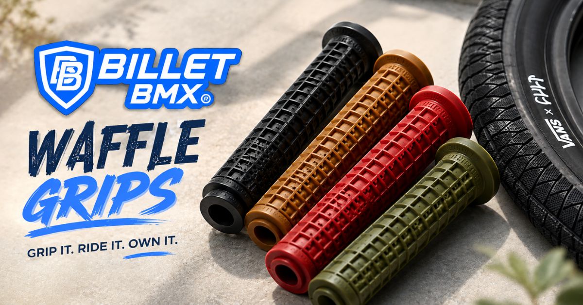 Waffle Pattern BMX Grips : The Cult x Vans Collab Explained