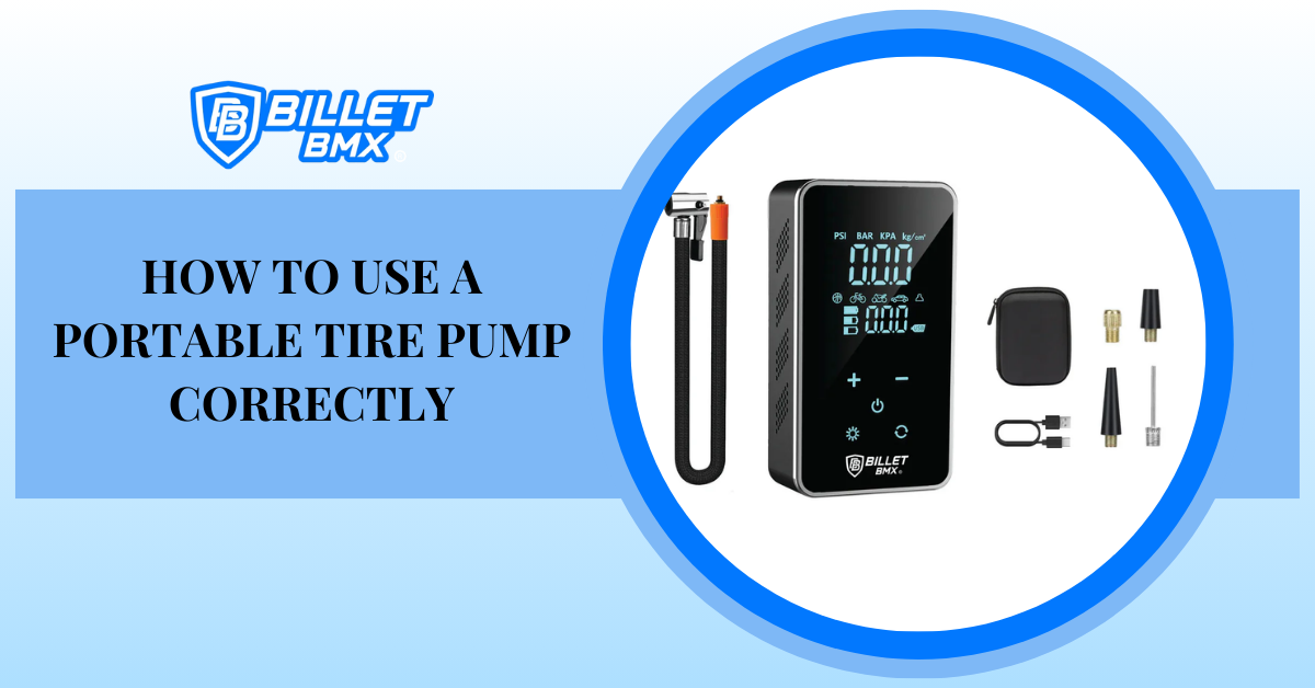 How to Use a Portable Tire Pump Correctly