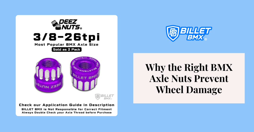 Why the Right BMX Axle Nuts Prevent Wheel Damage