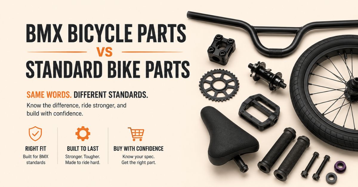BMX Bicycle Parts vs Bike Parts : Are They the Same Thing?