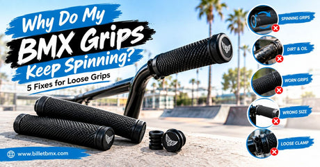 BMX grip spinning: symptoms, causes, and fixes