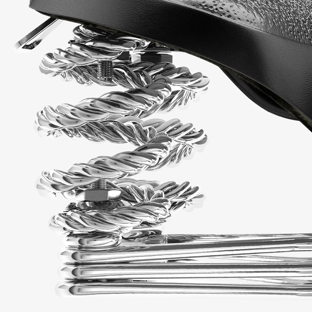 BROOKS B33 SADDLE RAILED BICYCLE SEAT