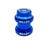 A blue anodized metal bicycle headset with white lettering, including the brand name 'BILLET' and 'BILLET BMX THREADLESS TAPER'.