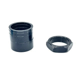 BILLET BMX RETRO NUTS 6 POINT HEADSET SPACER SET STEM CAP BIL-HSSPACER-DZNUT-RED