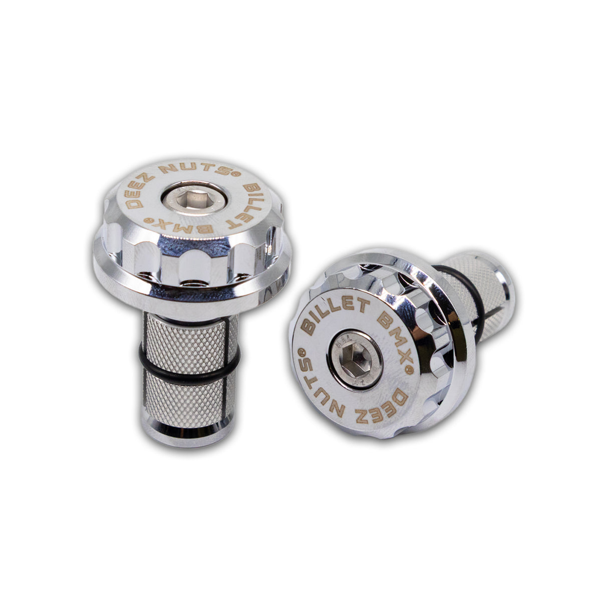 BILLET BMX DEEZ NUTS 12 POINT HANDLEBAR ENDS