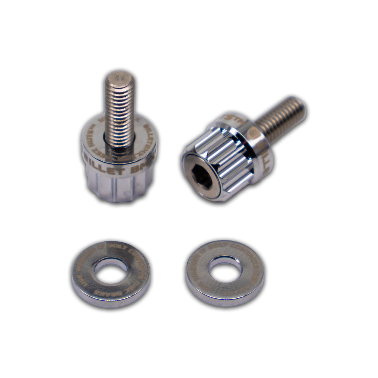 BILLET BMX Deez Nuts 12 Point Brake Bolts for V-Brakes and Disc Brakes (2 Pack)