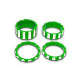 BILLET BMX DEEZ NUTS 12 POINT HEADSET SPACER SET 1-1/8"