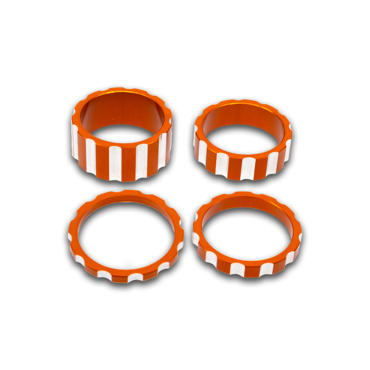 BILLET BMX DEEZ NUTS 12 POINT HEADSET SPACER SET 1-1/8"