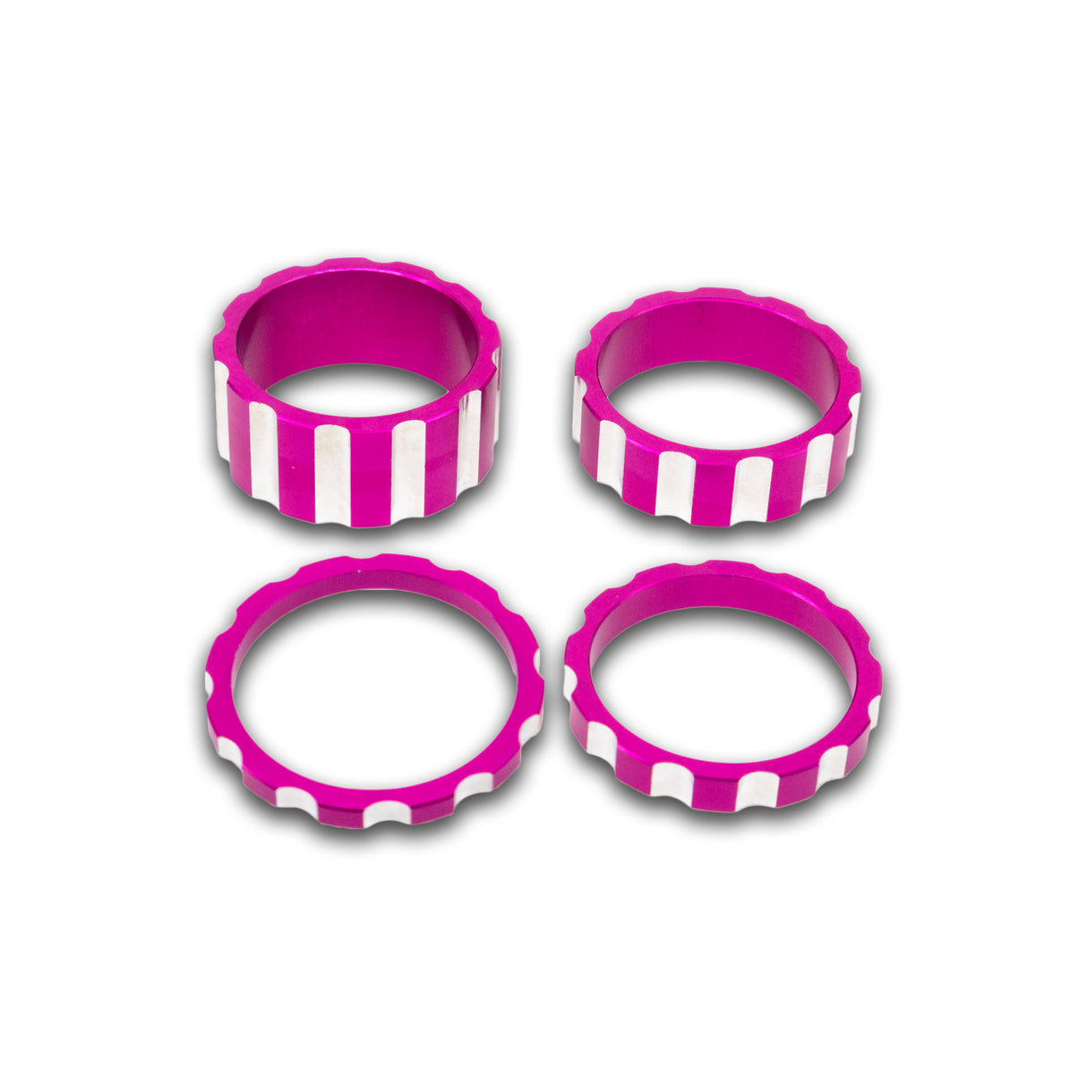 BILLET BMX DEEZ NUTS 12 POINT HEADSET SPACER SET 1-1/8"