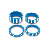 BILLET BMX DEEZ NUTS 12 POINT HEADSET SPACER SET 1-1/8"