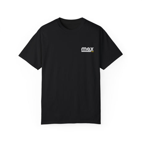 MAX Racing Factory T-Shirt | Black and Yellow Print T-Shirt 26906909169244412844