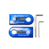 BILLET BMX Chain Tensioners 14mm Axle Pair for GT, Throne and ZOOZ Bikes (2-PACK)