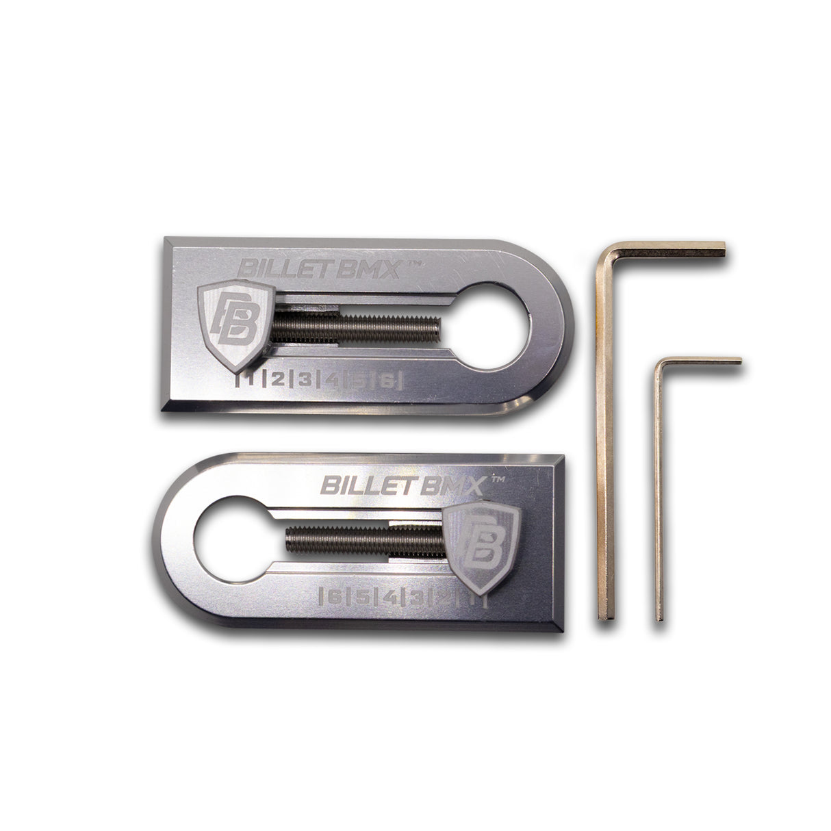 BILLET BMX Chain Tensioners 14mm Axle Pair for GT, Throne and ZOOZ Bikes (2-PACK)