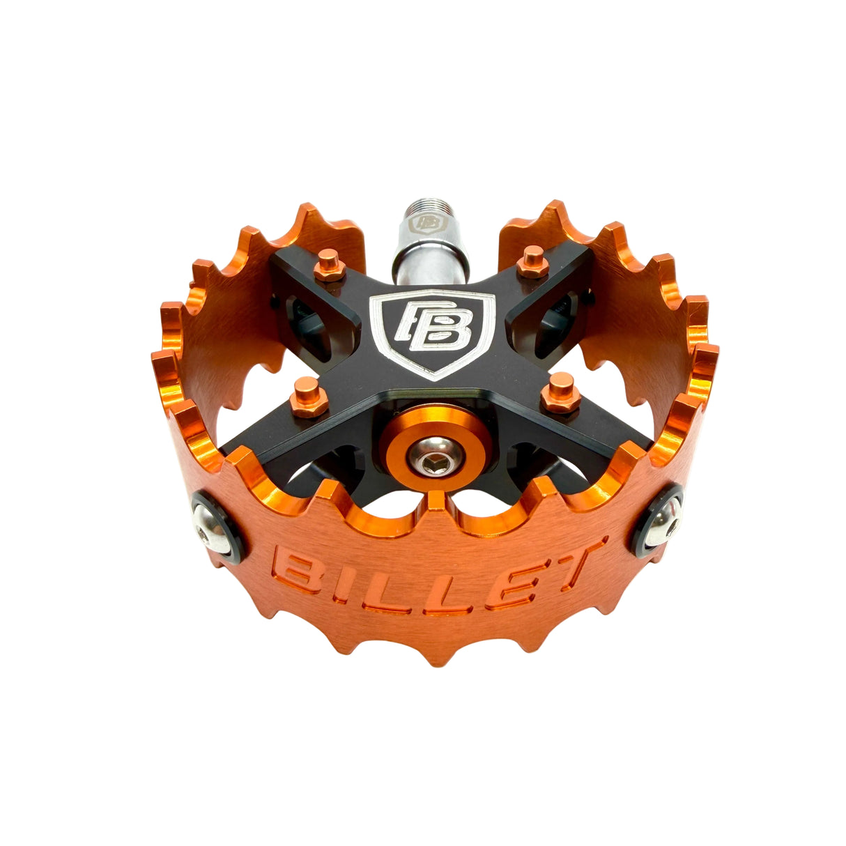 BILLET BMX PRO SERIES ROUND PEDAL SET GEN 2