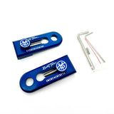 GARY TURNER GT X BILLET BMX CHAIN TENSIONERS 3/8" 10mm AXLE PAIR