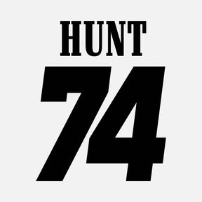 1974 JERSEY ID KIT MOTO JERSEY WJE12201S