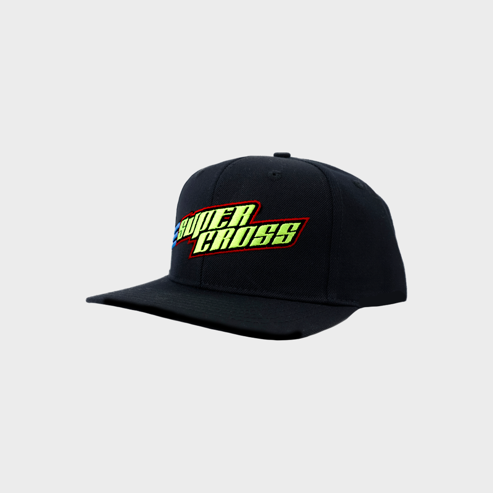 Supercross BMX | Stacked Logo Premium Snapback Hat Hat SX-SB-HAT