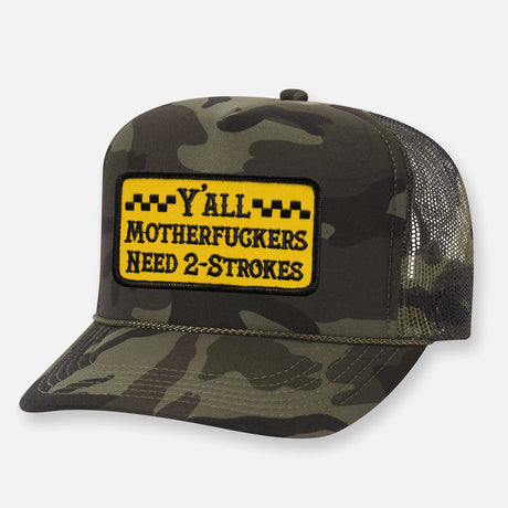 2-STROKES PATCH HAT Trucker Hats W-S7482S